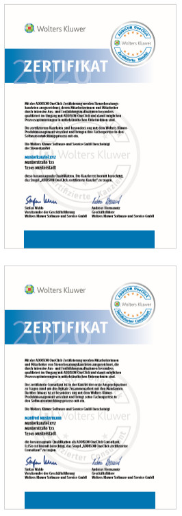 Zertifikat Zertifikat